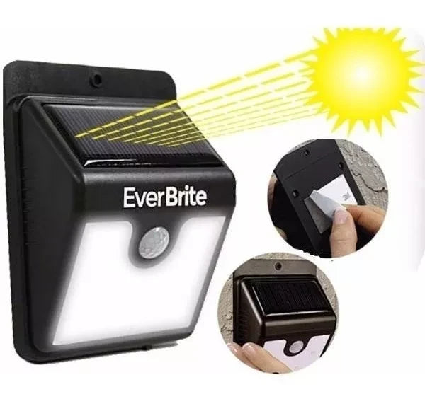 Luz Led Exterior Energia Solar Sensor
