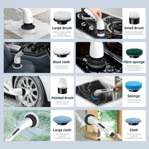 Cepillo De Limpieza Giratorio 9 en 1