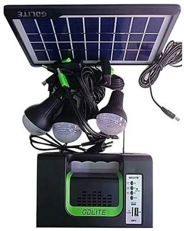 Kit de Energía Solar Portátil con Ilumin