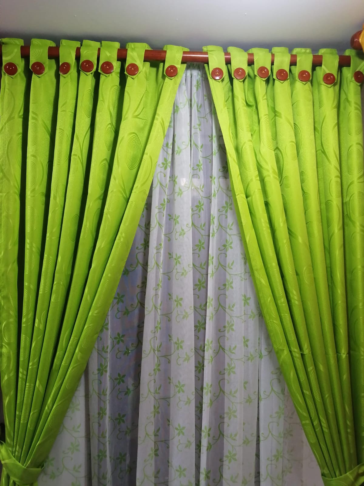 Cortinas el jacquard